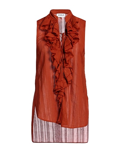 DONDUP Top Tan 50% Cotton, 50% Viscose