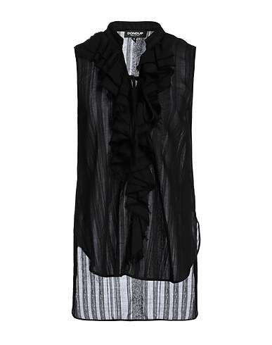 DONDUP Top Black 50% Cotton, 50% Viscose