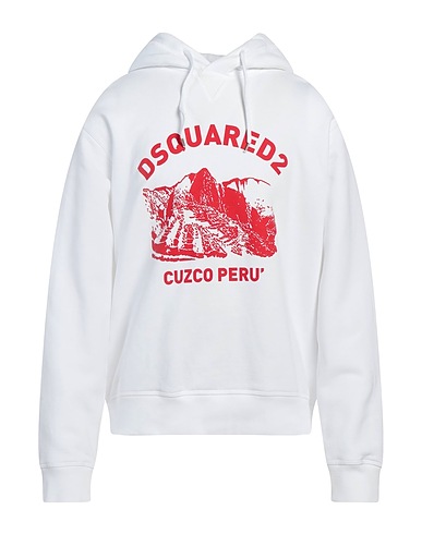 DSQUARED2 スウェット ホワイト コットン 100% / ポリウレタン
