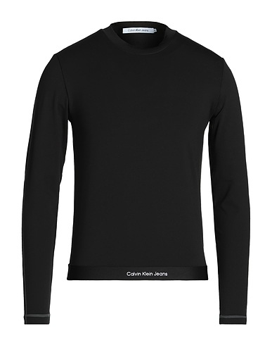 CALVIN KLEIN JEANS T-shirt Black 84% Polyamide, 16% Elastane