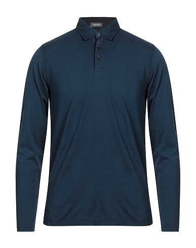 ROSSOPURO CAMISETAS Y TOPS Azul noche 100% Algodón