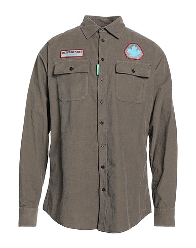DSQUARED2 Hemden Khaki 100% Baumwolle