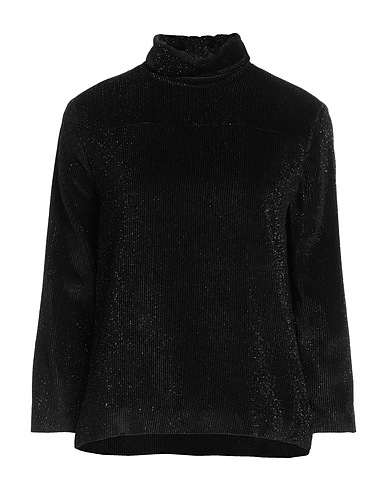 GRIFONI Top Black 90% Viscose, 6% Polyester, 4% Polyamide