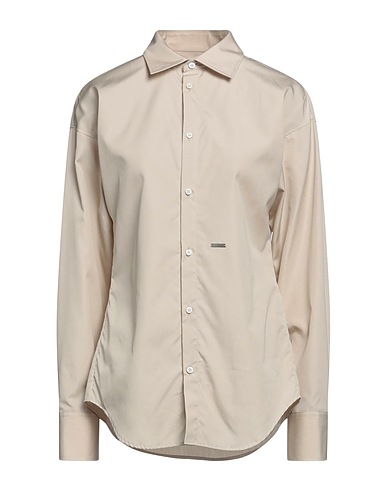 DSQUARED2 Solid colour shirts & blouses Beige 100% Cotton