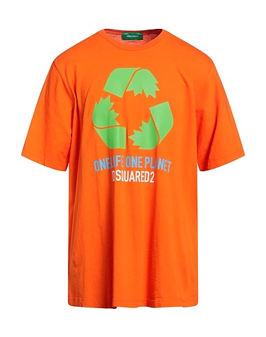 DSQUARED2 T-shirt Orange 100% Cotton