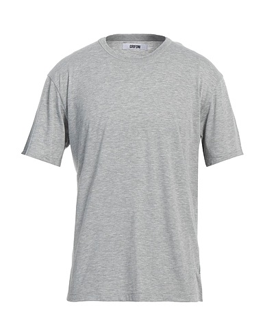 GRIFONI T-shirt Grigio 100% Cotone