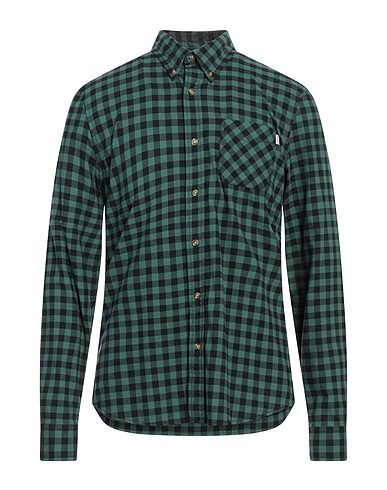 TIMBERLAND Camicia a quadri Verde smeraldo 100% Cotone