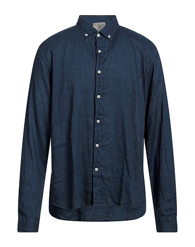ROSSOPURO Linen shirt Midnight blue 100% Linen