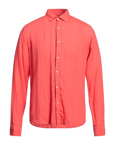ROSSOPURO Linen shirt Coral 100% Linen