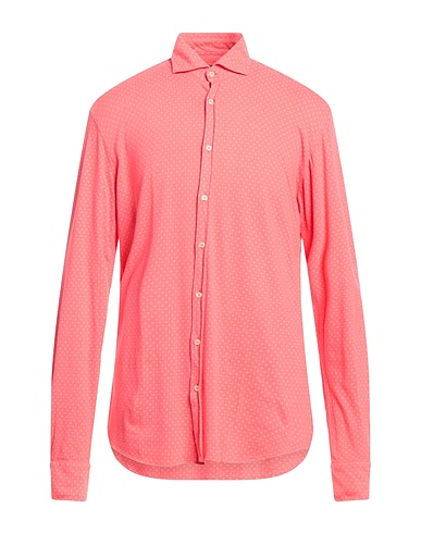 ROSSOPURO Camicia fantasia Magenta 95% Cotone, 5% Elastan