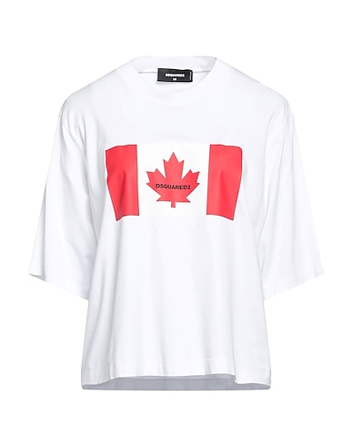 DSQUARED2 Oversize-T-Shirt Weiß 100% Baumwolle