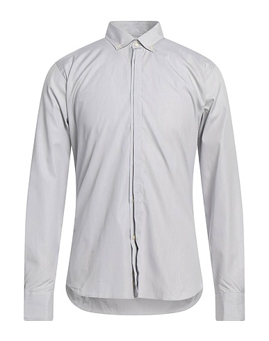ROSSOPURO Striped shirt Grey 100% Cotton