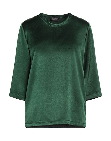 GIANLUCA CAPANNOLO Top Dark green 100% Polyester