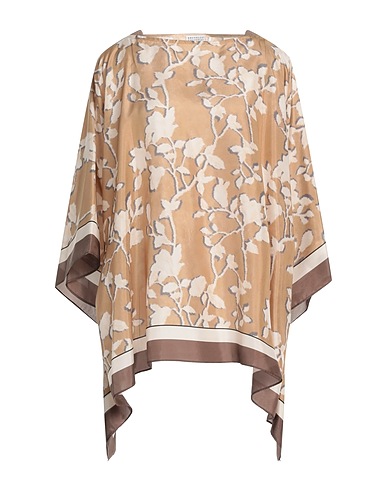 BRUNELLO CUCINELLI Silk top Sand 100% Silk, Ecobrass