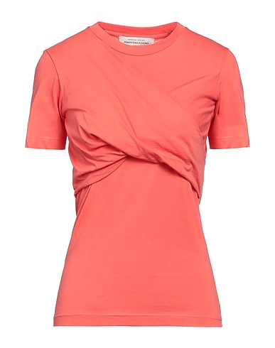 JOHN GALLIANO T-shirt Corallo 100% Cotone