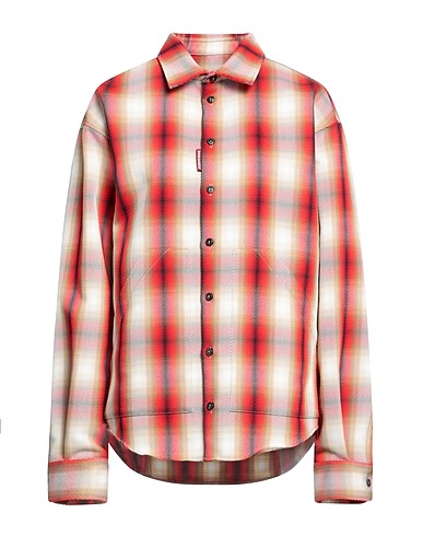 DSQUARED2 Chemises et chemisiers fantaisie Rouge vif 59% Coton, 41% Polyester