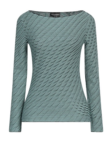 EMPORIO ARMANI Jumper Sky blue 81% Viscose, 19% Polyester