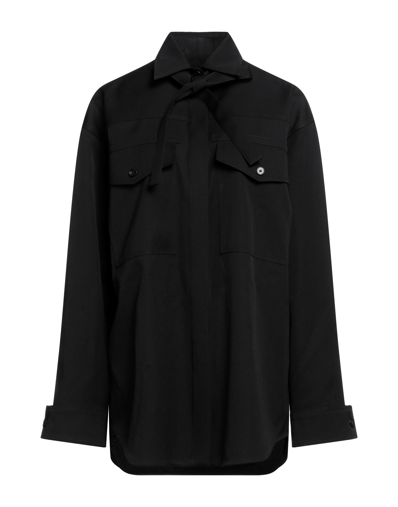 JIL SANDER 無地シャツ＆ブラウス ブラック レディース