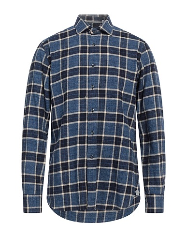 TINTORIA MATTEI 954 Checked shirt Blue Cotton