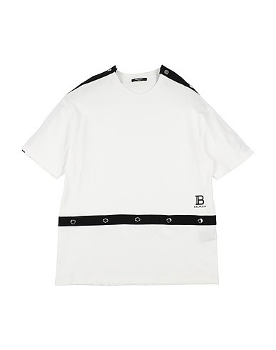 BALMAIN T-shirt White 100% Cotton