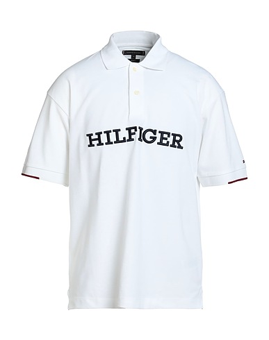 TOMMY HILFIGER Polo shirt White 100% Cotton