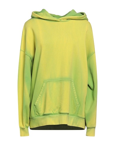 DONDUP Hooded track jacket  Lime green 100% Cotton
