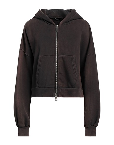 DONDUP Hooded track jacket 100% Cotton
