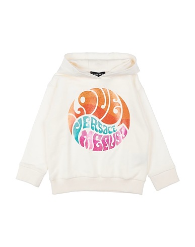 VERSACE YOUNG Sweatshirt White 100% Cotton, Elastane