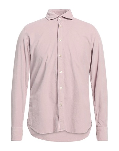 TINTORIA MATTEI 954 Solid color shirt Antique rose 97% Cotton, 3% Elastane