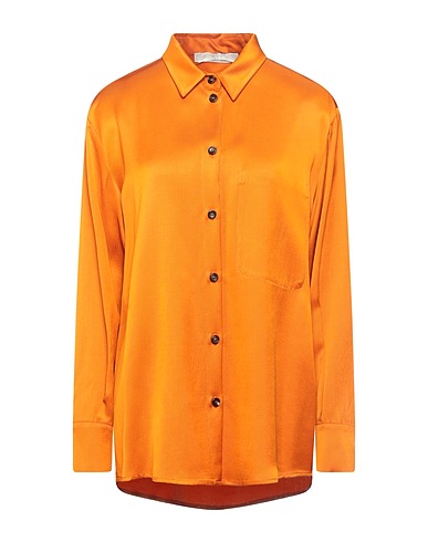 TELA Solid color shirts & blouses Orange 87% Viscose, 13% Wool