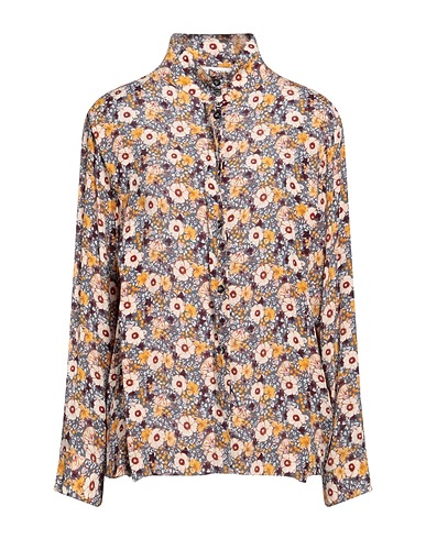 SUZIE WINKLE Camicie e bluse a fiori Grigio 100% Viscosa