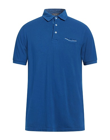 ROSSOPURO Polo shirt Blue 100% Cotton