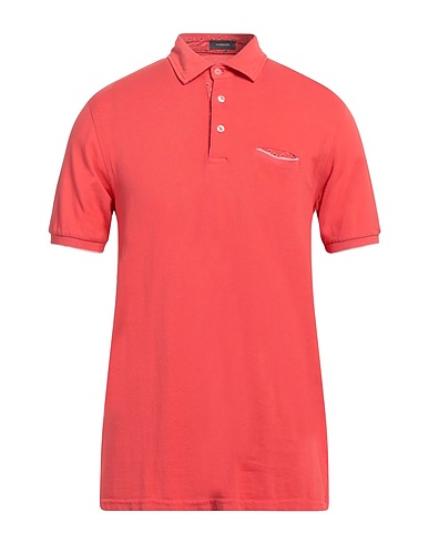 ROSSOPURO Polo Corallo 100% Cotone