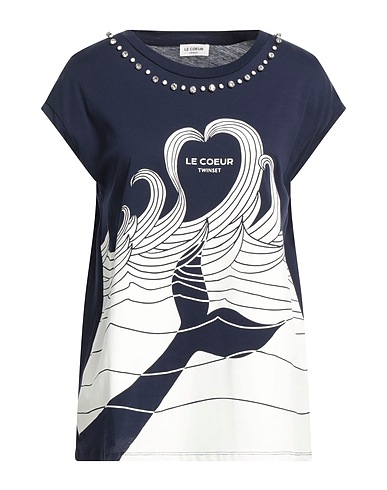 TWINSET T-shirt Midnight blue 100% Cotton