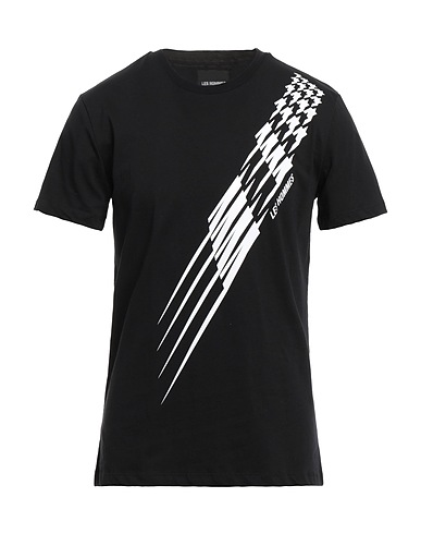 LES HOMMES T-shirt Black 100% Cotton