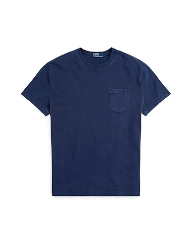 POLO RALPH LAUREN ベーシックTシャツ CLASSIC FIT JERSEY POCKET T-SHIRT
 ネイビー コットン 100%