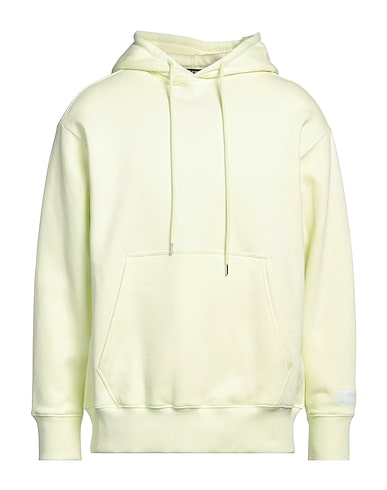 STELLA McCARTNEY MEN Hooded track jacket  Light green 100% Cotton