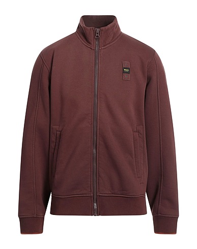 BLAUER. Sweatshirt Brown 64% Cotton, 36% Polyester