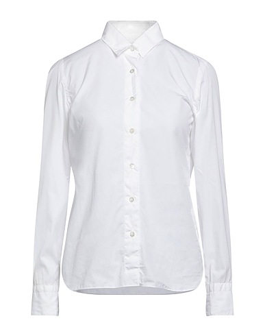 FINAMORE 1925 Solid color shirts & blouses White 100% Cotton