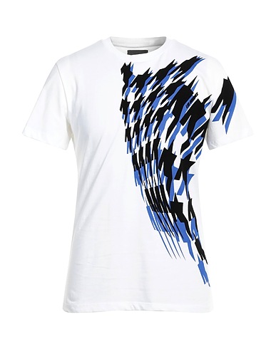 LES HOMMES T-shirt Λευκό 100% Βαμβάκι