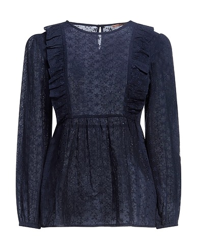 WHITE WISE Top Midnight blue 100% Cotton