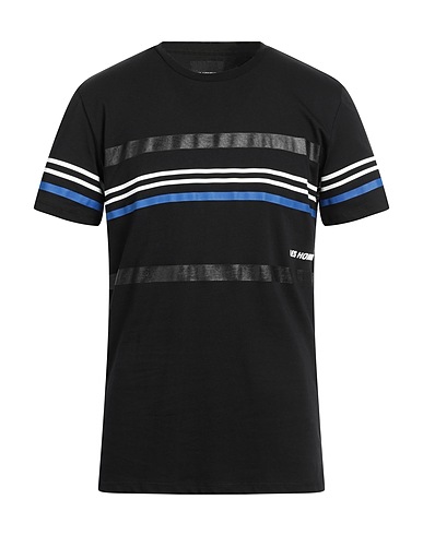 LES HOMMES T-shirt Nero 100% Cotone