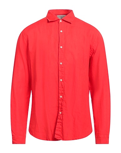 ROSSOPURO Linen shirt Red 100% Linen