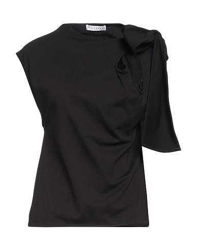 JW ANDERSON Top Black 63% Viscose, 32% Polyamide, 5% Elastane