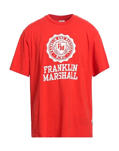 FRANKLIN & MARSHALL T-shirt Tomato red 100% Cotton