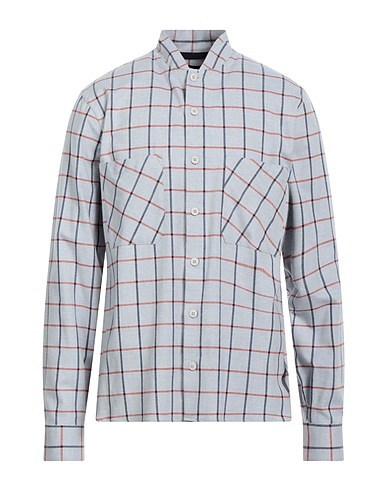 CSTM Kariertes Hemd Hellblau 100% Baumwolle