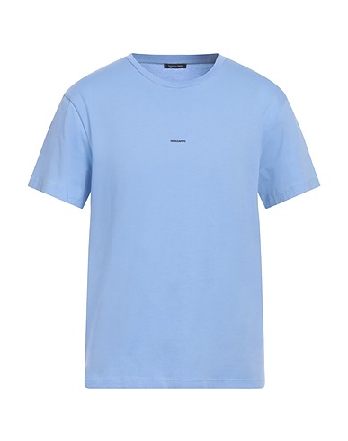 PATRIZIA PEPE Basic T-shirt Light blue 100% Cotton