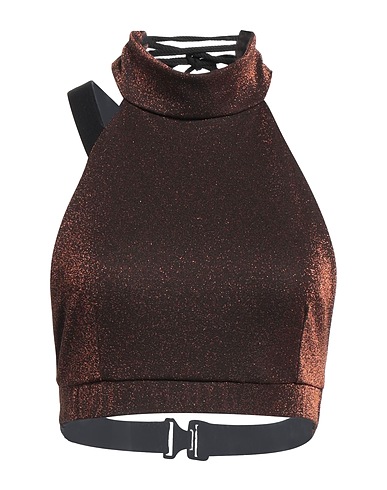 A BETTER MISTAKE Top Bronze 45% Polyester, 40% Viscose, 8% Polyamide, 7% Elastane