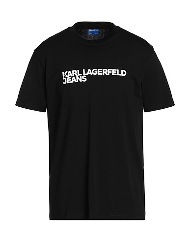 KARL LAGERFELD JEANS T-shirt KLJ REGULAR SSLV TEE Black 100% Organic cotton