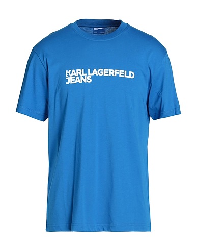 KARL LAGERFELD JEANS T-shirt KLJ REGULAR SSLV TEE Azure 100% Organic cotton